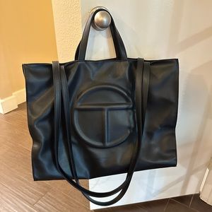 Telfar Large Shopping Bag - Black